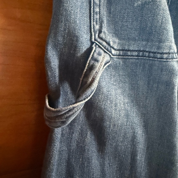 Pilcro Anthropologie Carpenter Relaxed Jeans Demin Sz 26 2 Medium Wash Straight - Picture 7 of 12